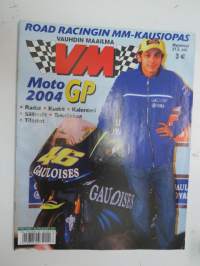 Vauhdin Maailma - Road Racingin kausiopas - Moto GP 2004, radat, kuskit, kalenteri, säännöt, tekniikka, tilastot