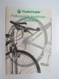 Tunturi polkupyörän käyttöohje ja huoltokirja -owner´s manual of bicycle