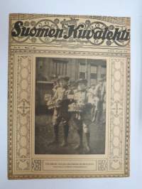 Suomen Kuvalehti 1919 nr 21, kansikuva Helsingin Suojeluskunnan rumpaleita, Jokaiselle oma kesämaja, Englantilainen amiraalilaiva Helsingissä, Leonardo Da Vinci, ym.