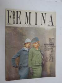 Femina 1963 nr 35, innehåller bl.a. Duni, Yaxa cologne, Mode, Lesli Caron, Resa i Asien, Höst i Göteborg -magazine