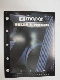 Mopar Belts & Hoses 1999 -hihnat + letkut varaosaluettelo