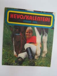 Hevoskalenteri 1975 -horse calendar