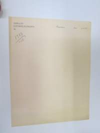 Vampulan Elintarvelautakunta 1918 -asiakirja, kirjapainon arkistokappale, käyttämätön, painotyönumero ja vuosi merkitty /  document