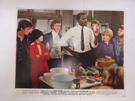 To sir, with love - Columbia Pictures - Sidney Poitier, Judy Geeson, Christian Roberts, Suzy Kendall -elokuvan mainoskuva / kaappikuva / painokuva -movie