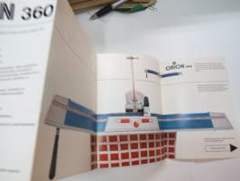 Orion 360 kaksitasoneulekone -myyntiesite / brochure, knitting machine