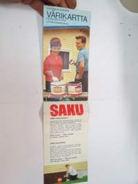 Teknos Panu & Saku -maaliesite + värikartta / paint brochure & colour chart