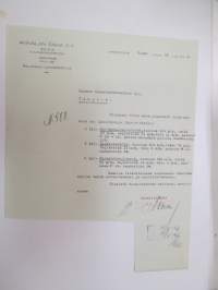 Annalan Saha Oy, Jaakkima, Lahdenpohja, 12.5.1936,  - Suomen Sahanterätehdas Oy, Tampere -asiakirja -business document
