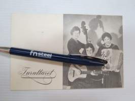 Turuttaret - Maire Tammenlaakso, Paula Ero, Sinikka Joutsa -ihailijakortti / mainoskortti -fan card