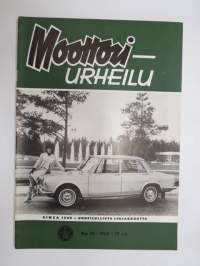 Moottoriurheilu 1965 nr 10, Moottoriurheilu 1965 nr 10 sis. mm. seuraavat artikkelit / kuvat, mainokset; Kansikuva Simca 1500, Sabb -66, Esso Extra bensiini -