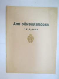 Åbo Sångarbröder 1915-1925 -choir history