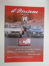 il Biscione 2012 nr 3 -  Club Alfa Romeo Finland ry -jäsenlehti -car club membership magazine