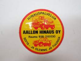 Aallon Hinaus Oy - Rauma -tarra / sticker