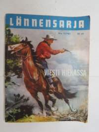 Lännensarja 1961 nr 11 Viesti hiekassa -western magazine