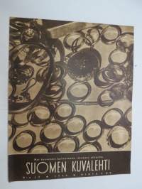 Suomen Kuvalehti 1940 nr 15, sis. mm. seur. artikkelit / kuvat / mainokset; Kansikuva 