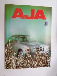 Aja 1977 nr 2, sis. mm. seur. artikkelit / kuvat / mainokset; Tienrakennusten painopiste idässä ja pohjoisessa 1917-1939, Menevämmän näköinen Saab 99 Combi