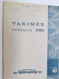 Varimex työkalut 1962 -tool catalog