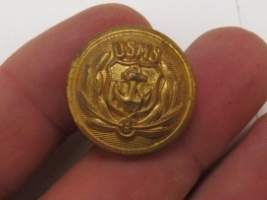 USMS, Waterbury Button Co., Conn. -nappi / button