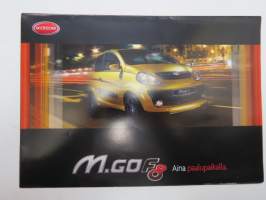 M.GO F8 -mopoauto myyntiesite / brochure, in finnish