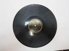 Homocord O. 4-23114-I / II Veli Lehto & Homocord-orkesteri - Sataman hämärässä / Alanko - Hämärän lapsi -savikiekkoäänilevy, 78 rpm record
