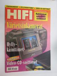 Hifi 1995 nr 2 helmikuu, sis. mm. seur. artikkelit / kuvat / mainokset; Värietsinkamerat, Hyllykaiuttimet, Video-Cd-soittimet kokeilussa, Pikkukaiuttimet, Viiden