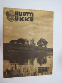 Hurtti Ukko 1942 nr 10 - Suomen sodan  sankaritarinoita, sis. mm. seur. artikkelit / kuvat / mainokset; Tenho Palsa - Tankki palaa, Eero Kiviranta - Vainottu