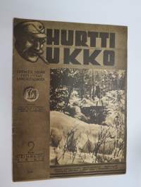 Hurtti Ukko 1940 nr 2 heinäkuu - Suomen sodan 1939-1940 sankaritarinoita, sis. mm. seur. artikkelit / kuvat / mainokset; 