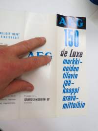 AEG 150 de Luxe jääkaappi -myyntiesite / brochure