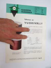 P&K Vuorivälly -myyntiesite / isolation material brochure