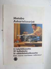Metabo Askartelusarjat - työkalut ja koneet - luettelo -tool catalog