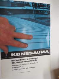 Konesauma - koneellinen peltikaton saumausmenetelmä -myyntiesite / brochore, roofing system