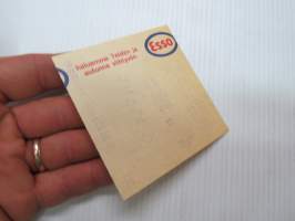 Esso R.G. Hedberg, Tampereentie 81, Turku, 25.9.1978 -huoltoasemakuitti -service station receipt