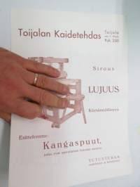 Kangaspuut - Toijalan Kaidetehdas -myyntiesite / sales brochure