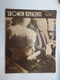 Suomen Kuvalehti 1952 nr 5, ilmestynyt 2.2.1952, sis. mm. seur. artikkelit / kuvat / mainokset; Kansikuva 