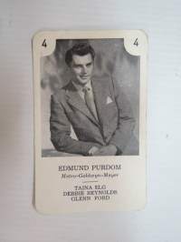 Edmund Purdom / Metro-Goldwyn-Mayer -filmitähti-korttipelin kuva / pelikortti -moviestars / playing cards -picture