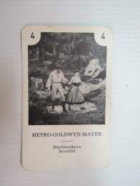 Näyttämökuva / Metro-Goldwyn-Mayer -filmitähti-korttipelin kuva / pelikortti -moviestars / playing cards -picture