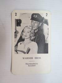 Näyttämökuva (John Wayne) / Warner Bros -filmitähti-korttipelin kuva / pelikortti -moviestars / playing cards -picture