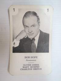 Bob Hope / Paramount -filmitähti-korttipelin kuva / pelikortti -moviestars / playing cards -picture