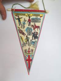 London -matkamuistoviiri / souvenier pennant