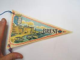 Brest (Ranska) -matkamuistoviiri / souvenier pennant
