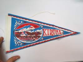 Kiruna (Kiiruna) -matkamuistoviiri / souvenier pennant