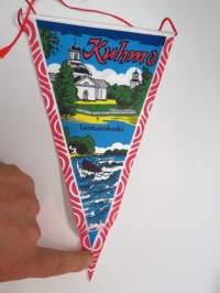 Kuhmo - Lentuankoski -matkamuistoviiri / souvenier pennant