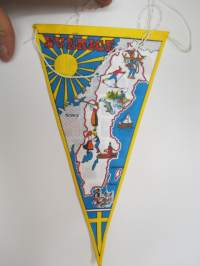 Sverige -matkamuistoviiri / souvenier pennant