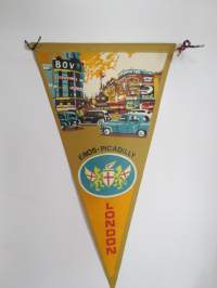 London - Eros-Picadilly -matkamuistoviiri / souvenier pennant