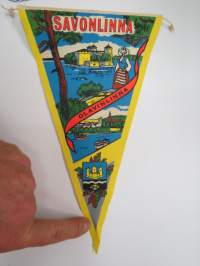 Savonlinna -matkamuistoviiri / souvenier pennant