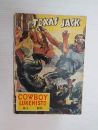 Texas Jack - Cowboy lukemisto 1955 nr 3 Intiaaninaisen kosto -wild west reading