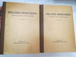 Finlands frihetskrig minnen och upplevelser I-II -memories and stories from the war of indepence