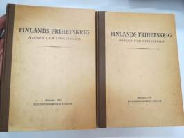 Finlands frihetskrig minnen och upplevelser I-II -memories and stories from the war of indepence