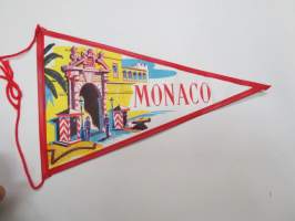 Monaco - Monte Carlo -matkamuistoviiri / souvenier pennant