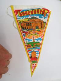 Köbenhavn (Kööpenhamina) -matkamuistoviiri / souvenier pennant