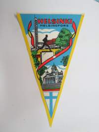 Helsinki - Helsingfors -matkamuistoviiri / souvenier pennant